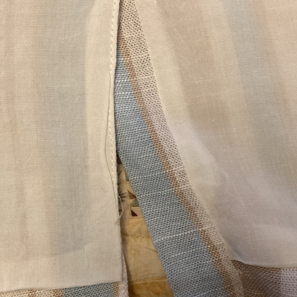 Lulus white multi striped women’s double breasted blazer small lightweight NWT - Picture 7 of 9